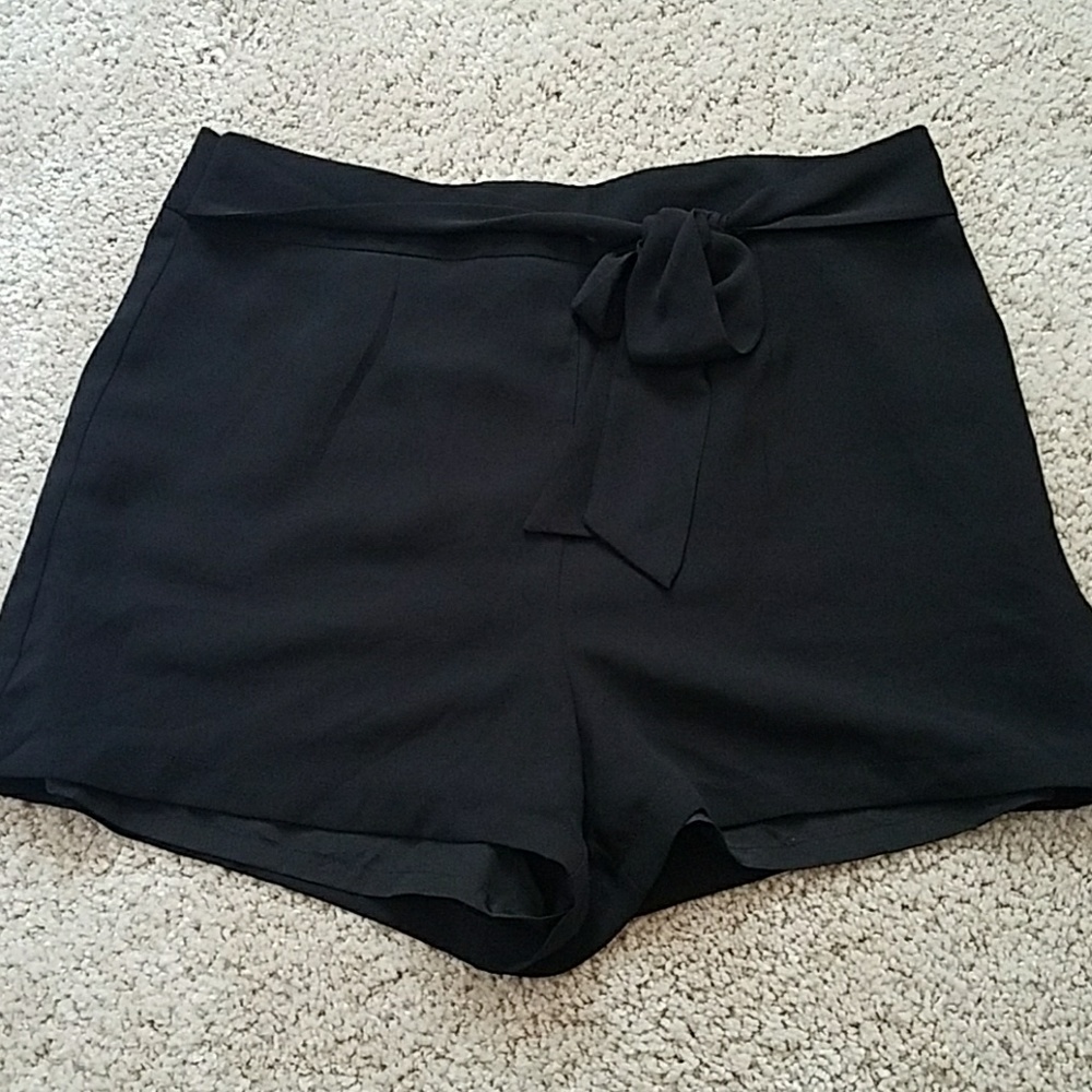 Black dress shorts